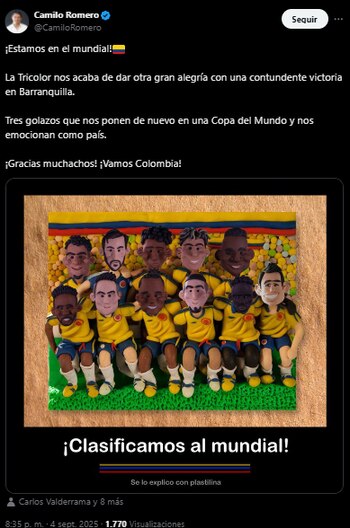 El mensaje de Camilo Romero