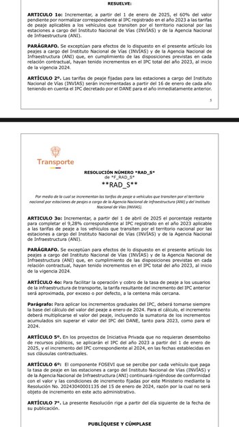 El primer aumento en la