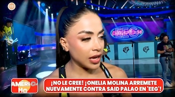 Onelia rompe su silencio y amenaza a Said Palao en medio de polémica: “Decido no hablar por tranquilidad”. Captura: Esto es Guerra.