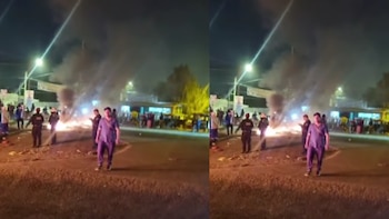 Bloquean la Ramiro Prialé y queman llantas cerca de Carapongo: pobladores exigen puente peatonal o semáforo ante accidentes constantes