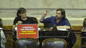 Romina Del Plá y Nicolás