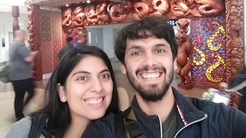 Nahuel Olea y Luz Campos