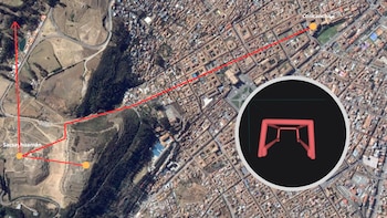 Los arqueólogos determinaron el trazado