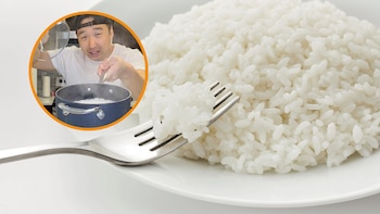 La regla 10-5-5 que utilizan los chefs para cocinar el arroz blanco perfecto