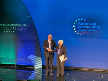 El presidente del BID, Ilan