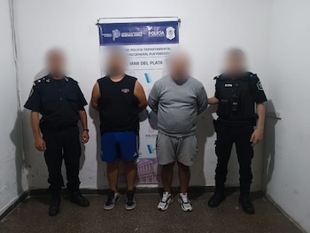 Los sospechsos detenidos