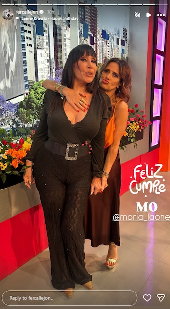 María Fernanda Callejón se sumó a la oleada de mensajes de cariño y homenajes a la conductora