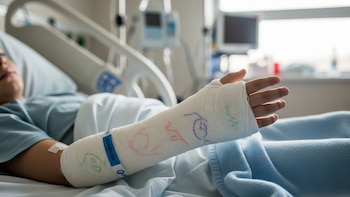 Familia de un niño que se fracturó un brazo en Antioquia ruega por una operación: la EPS pidió esperar dos meses