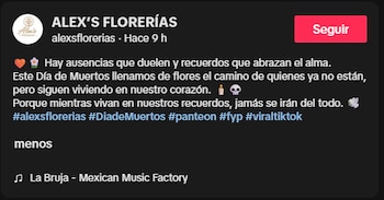 (TikTok: ALEX’S FLORERÍAS)
