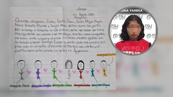 Caso Dafne Zapata: Danna Yanina envía carta de agradecimiento a sus abogados desde prisión