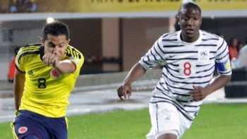 Michael Ortega enfrentando a Francia en el Mundial U20. - Crédito: FIFA