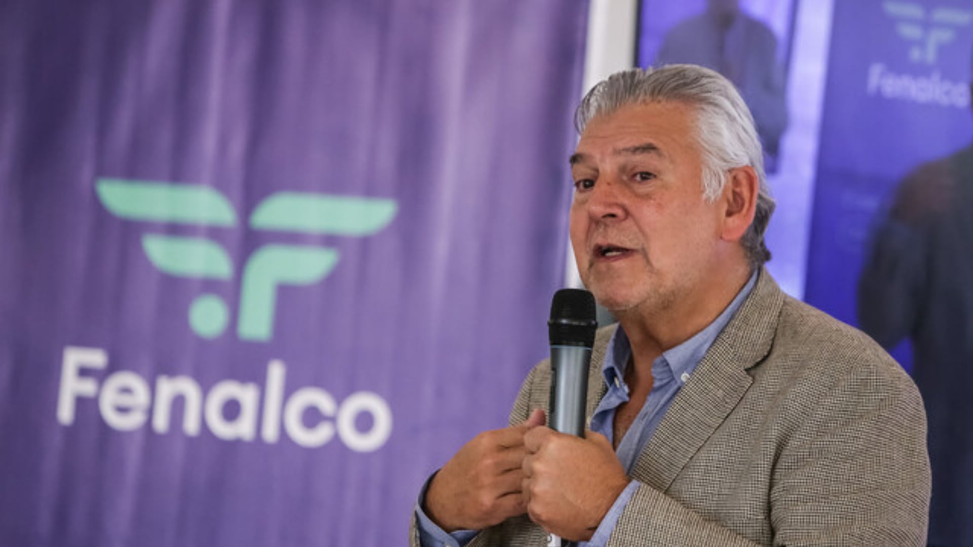 El presidente de Fenalco, Jaime Alberto Cabal, invitó a comerciantes, trabajadores y empresarios a respaldar la fórmula integrada por Abelardo de la Espriella y José Manuel Restrepo en las elecciones del 21 de junio - crédito Colprensa