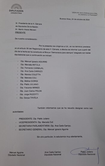 El nuevo bloque de radicales