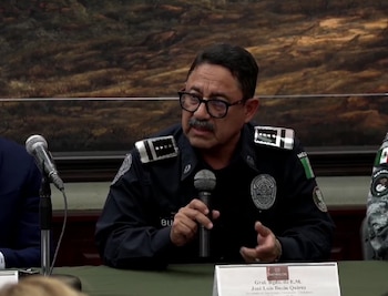 El general Bucio afirmó que no les correspondía tener un elemento de seguridad en la Casa de Cultura. Crédito: Gobierno de Morelos