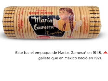 Presentación antigua de las galletas