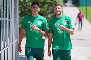 El ariete mexicano Santiago Giménez