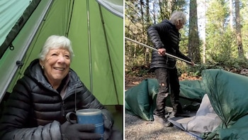 La vida nómada de una jubilada de 78 años