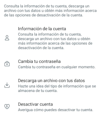 Cómo desactivar la cuenta de