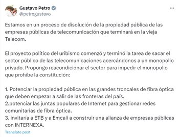 El presidente se refirió a