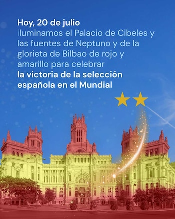 Comunicado del Ayuntamiento de Madrid.