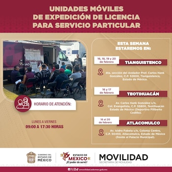 Unidades Móviles en el Estado