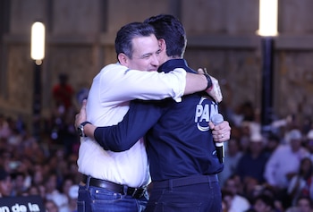 El líder nacional del PAN Jorge Romero no descarto una posible alianza con el PRI en Chihuahua.
Crédito: x / @AccionNacional