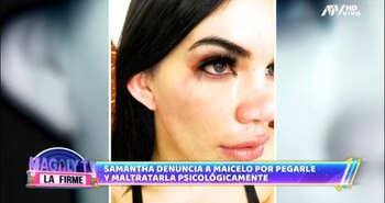 Samantha Batallanos mostró pruebas de