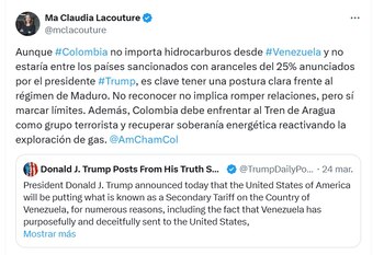 María Claudia Lacouture, presidenta de