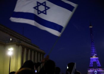 Se han generado diversas protestas por el ataque de Hamas a Israel. - Crédito Reuters/Benoit Tessier