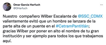 Omar García Harfuch celebró el