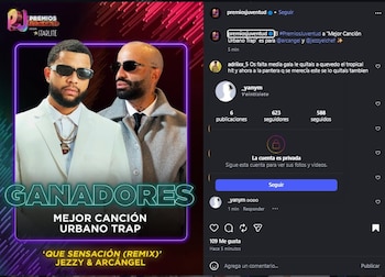“Que Sensación” DE Jezzy y Arcángel es el tema ganador.