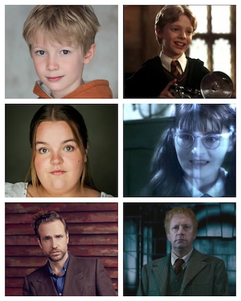 Rafe Spall interpretará a Arthur Weasley. Molly Hewitt-Richards dará vida a Myrtle la Llorona y Jasper Ambrose encarnará a Colin Creevey