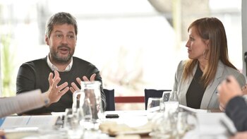 Matías Lammens y Cecilia Segura