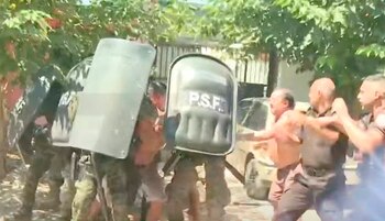 Disturbios en Rosario, durante el