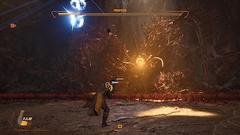 Con una narrativa menos tradicional, Saros apuesta por el descubrimiento y la exploración para desvelar la historia principal y los secretos del universo Returnal.