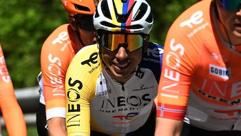 Egan Bernal se volvió a destacar en el Tour de los Alpes: logró podio en la etapa 3 y ascendió en la clasificación general