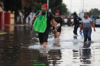 Las lluvias puntuales en el