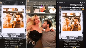 Los románticos mensajes que intercambiaron