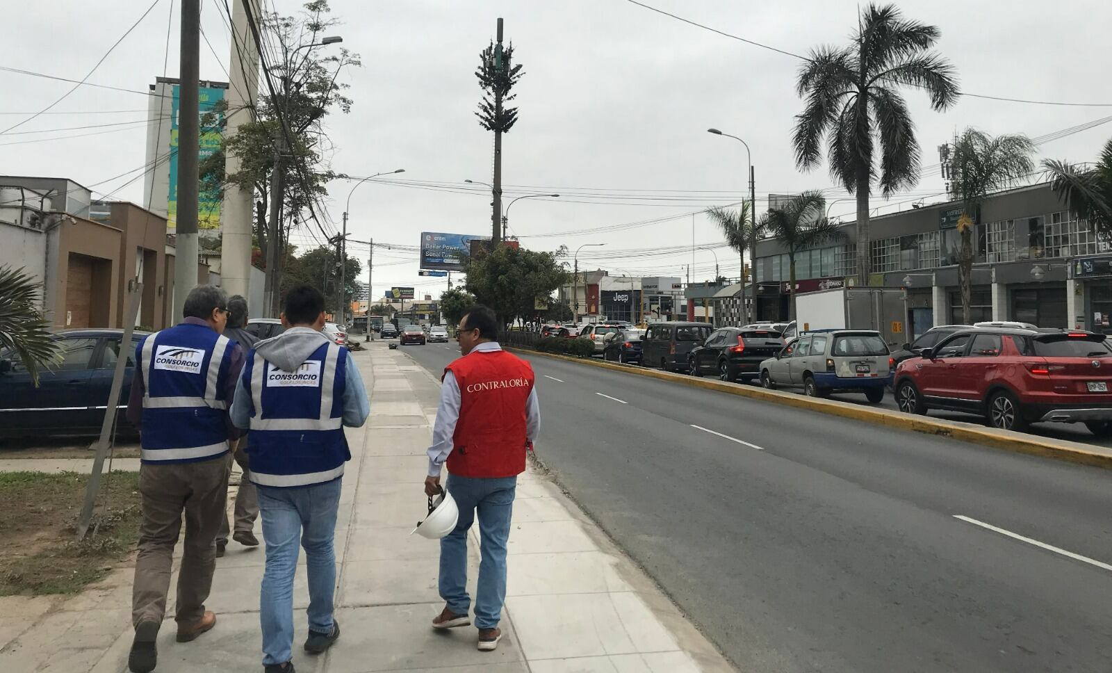 Contraloría detecta deficiencias y posibles retrasos en obras millonarias sobre la Av. Javier Prado. (Foto: Contraloría General de la República)