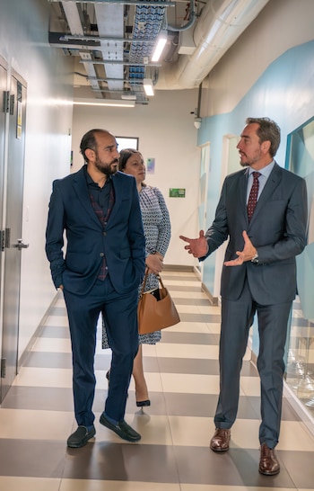 La reunión también contó con