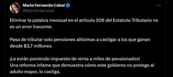 María Fernanda Cabal, senadora del