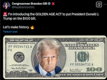 El congresista Brandon Gill propuso