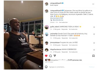 Post de 'Cuto' Guadalupe tras