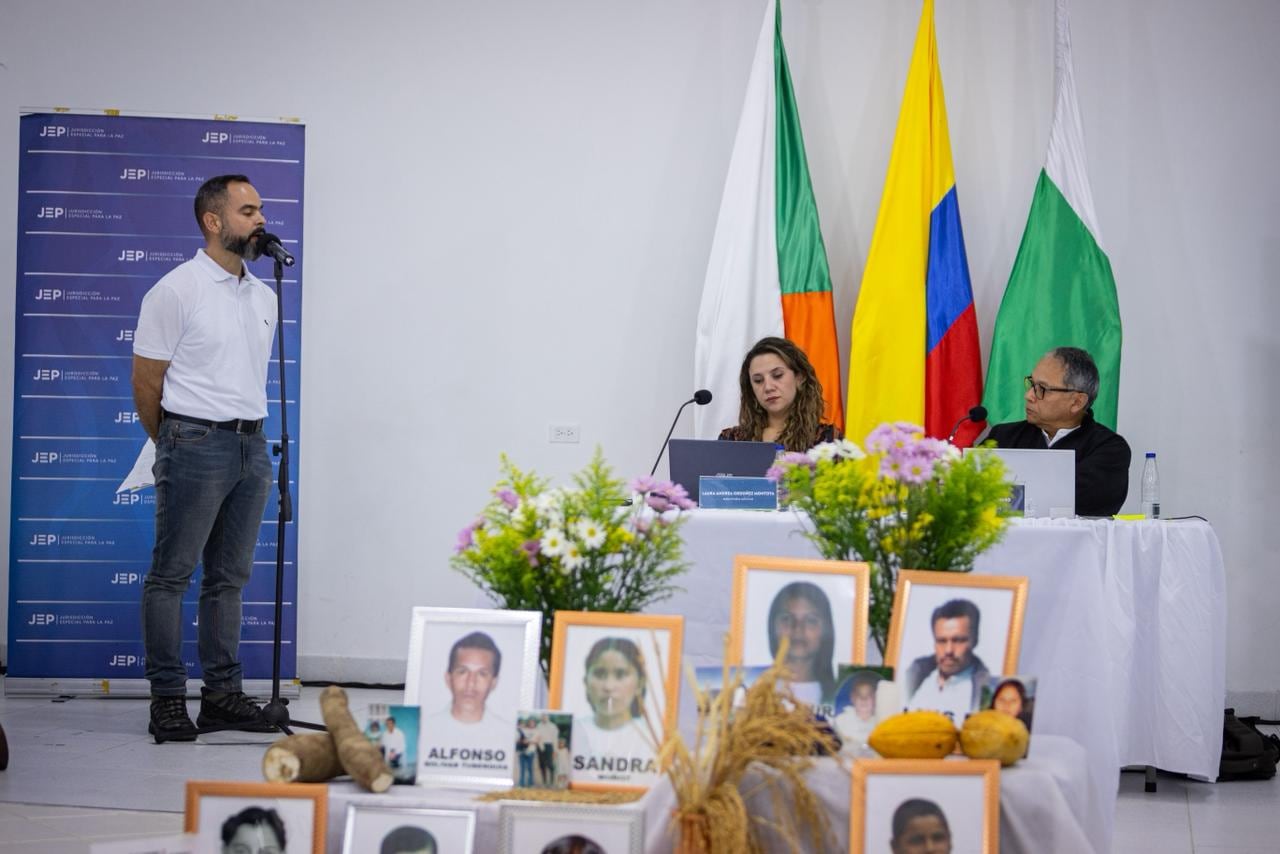 Los comparecientes reconocieron su responsabilidad en la masacre - crédito JEP