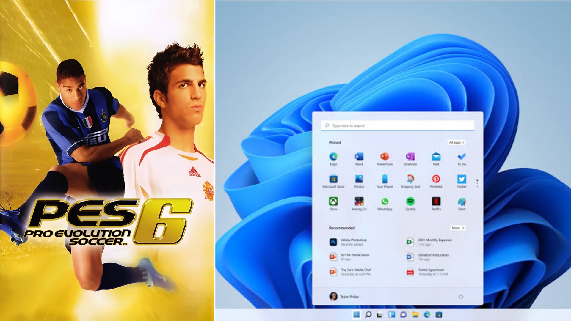 Pro Evolution Soccer 6 sigue vigente casi veinte años después de su lanzamiento y aún se puede descargar en Windows. (Composición)