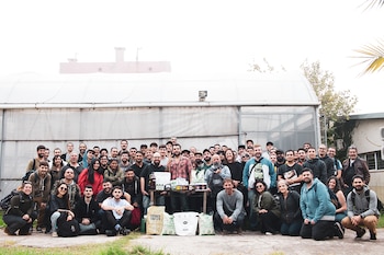 Anuar Peche en una de