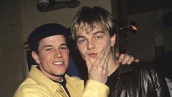 Mark Wahlberg junto a Leonardo