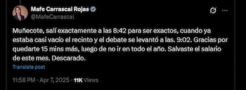 María Fernanda Carrascal le contestó