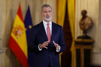 El rey Felipe VI pronuncia