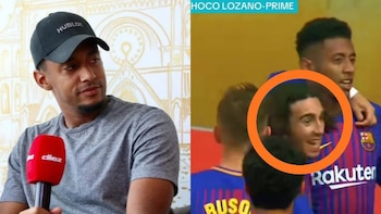 El delantero hondureño “Choco” Lozano mantiene contacto ocasional con Marc Cucurella